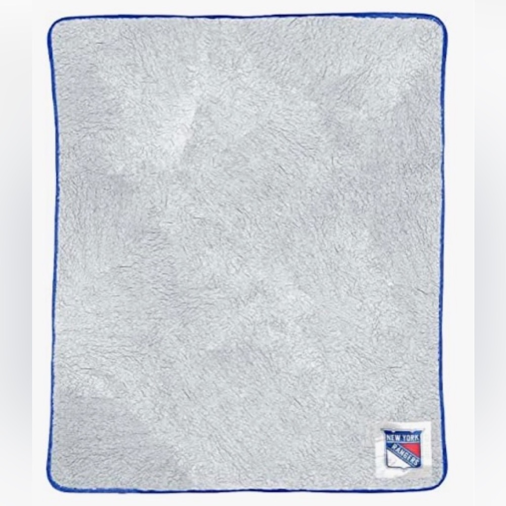 New York Rangers Sherpa Throw Blanket